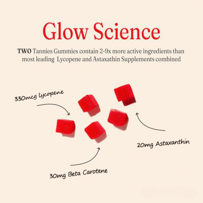 Manaplus - 60 Natural Tanning Gummies Sour Watermelon Flavor