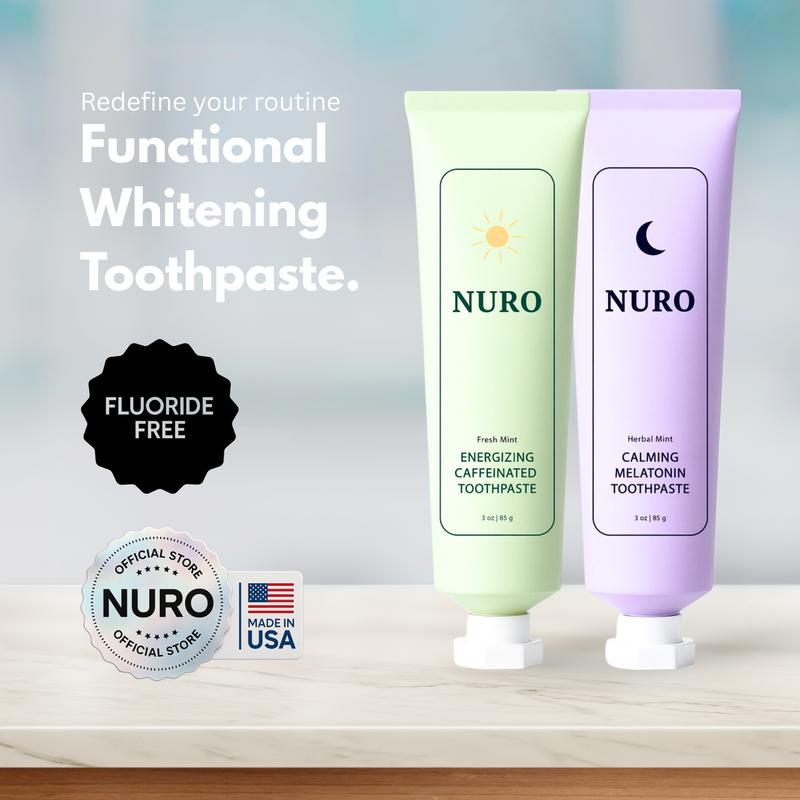Nuro Toothpaste - Caffeine & Melatonin Infused
