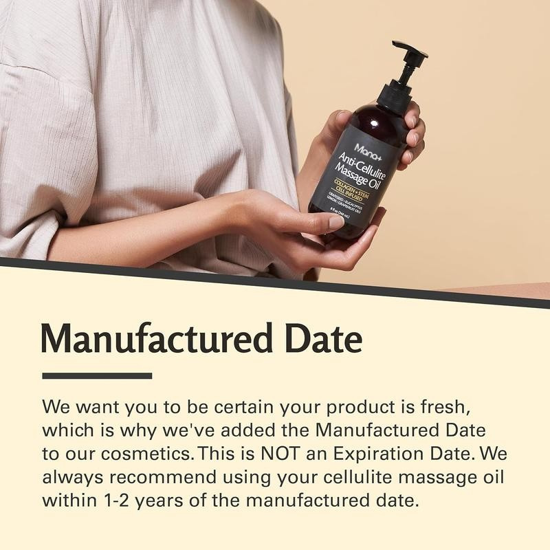 Mana -  Anti Cellulite Massage Oil 8oz