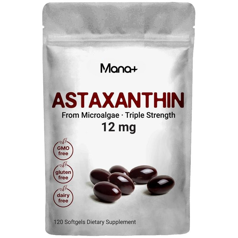 Manaplus - 120 Natural Astaxanthin Capsules